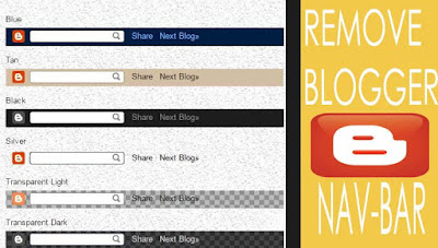 hide navbar in blogger