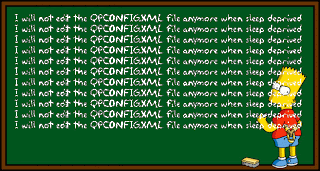 Bart agrees about the qpconfig.xml