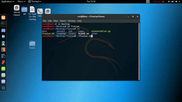 How To Hack WI-FI Using Social Engineering Tool-[Fluxion] on Kali Linux.
