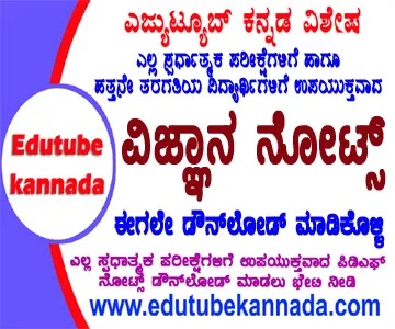 [PDF] 10th Science Full Notes PDF Download Now 10ನೇ ತರಗತಿಯ ವಿಜ್ಞಾನ ಪಿಡಿಎಫ್ ನೋಟ್ಸ್ ಡೌನ್‌ಲೋಡ್