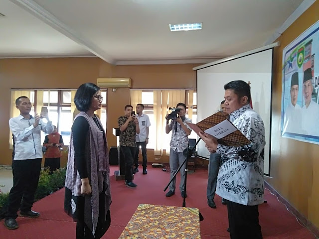 Percha Leanpuri di Nobatkan Menjadi Duta Literasi Sumatera Selatan