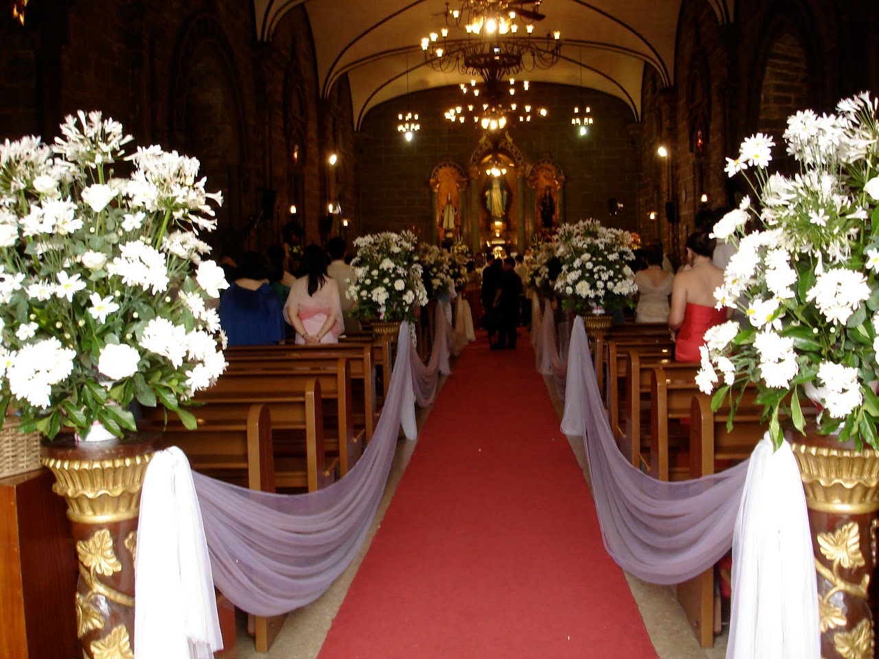 Church Wedding Arrangements
