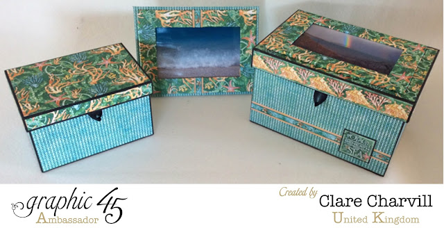 Voyage Beneath the Sea Altered boxes and Photo Frames by My Creative Spirit Graphic 45