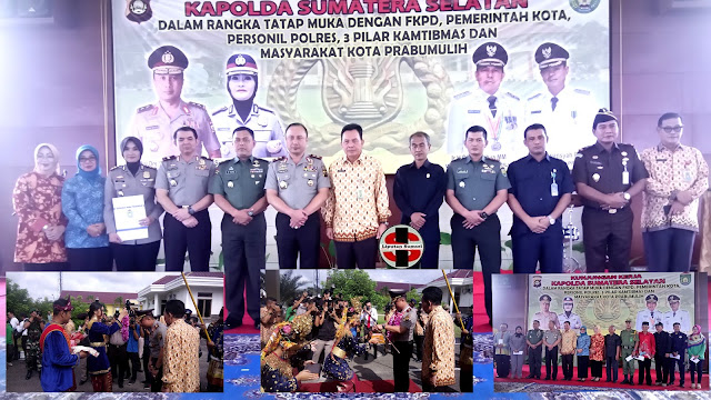  Kapolda Sumsel Bertatap Muka Dengan 3 Pilar