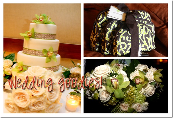 wedding goodies collage