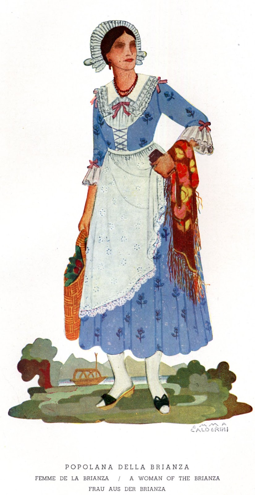 FolkCostume&Embroidery: Costume of Brianza, Italy, and