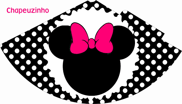 Minnie in Pink with Withe Polka Dots Party: Free Printables for Parties.