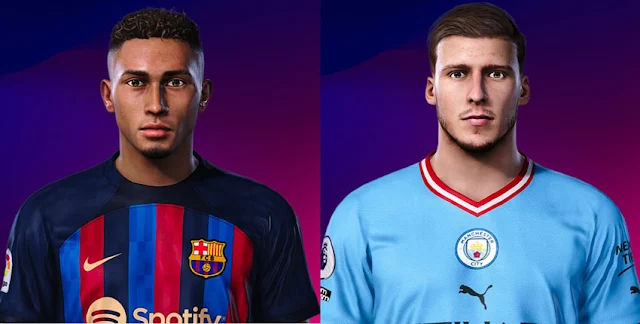 Rúben Dias & Raphinha Face For eFootball PES 2021