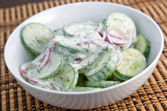  Creamy Cucumber Salad