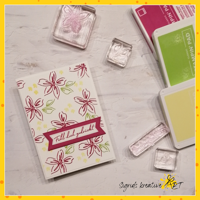 Kreativset Seelenverwandt - stampin up - clean and simple
