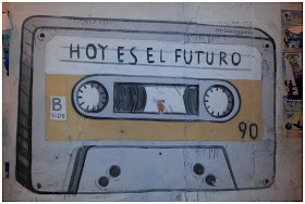 street art Valencia "hoy es el futuro" cassette Side B