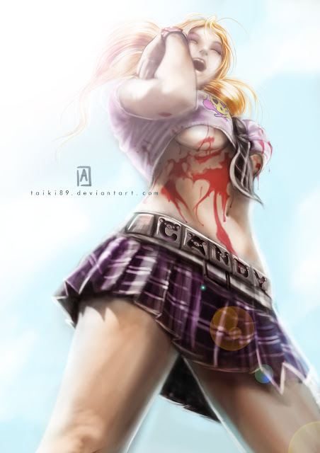 Hot School girl (ispired by Lollipop chainsaw) por A-rts