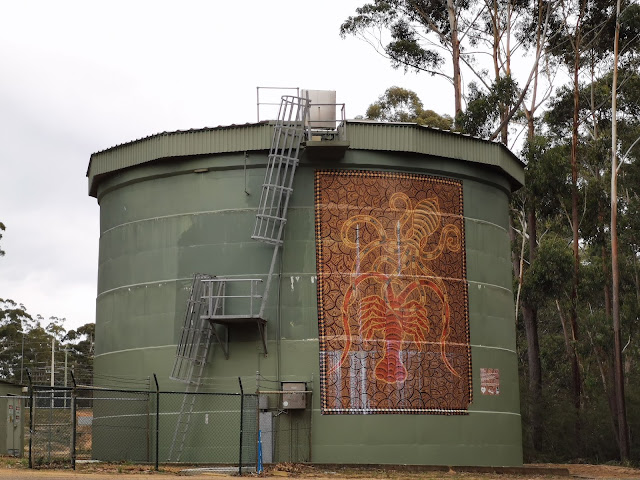 Eden Water Tower by artist Lee Cruise