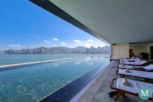 Outdoor Infinity Pool at Rosewood Hong Kong
