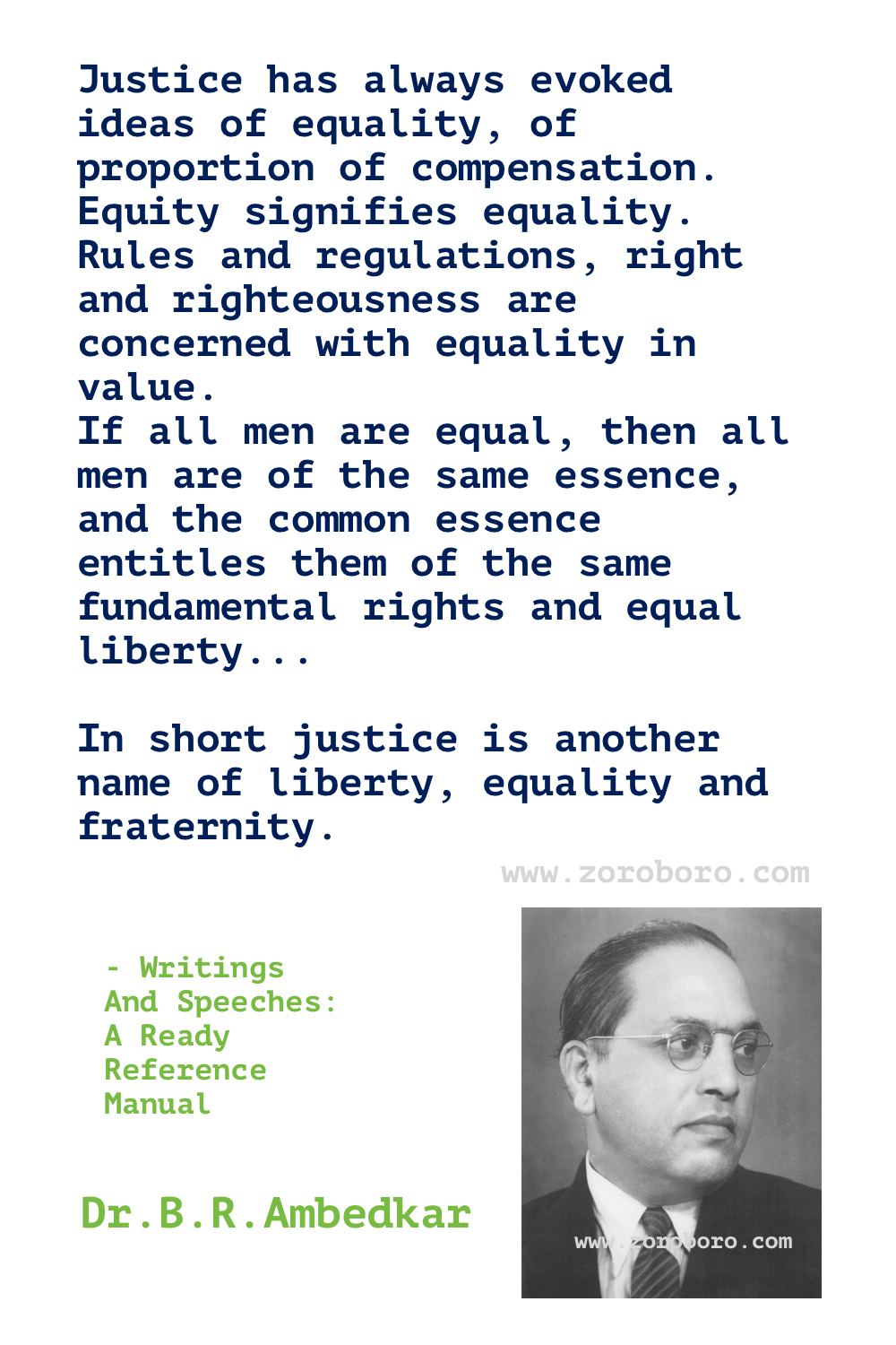 B. R. Ambedkar Quotes,B. R. Ambedkar Constitution Quotes, B. R. Ambedkar Democracy Quotes, B. R. Ambedkar Religion Quotes. B. R. Ambedkar Books Quotes,B. R. Ambedkar Inspirational Quotes.