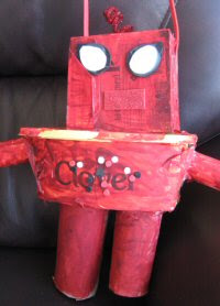 kids craft idea robot