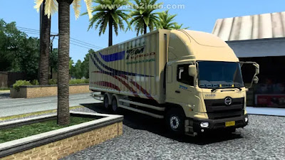 Mod Truk Hino Lohan 500 ETS2 1.36-1.49 TAM Cargo