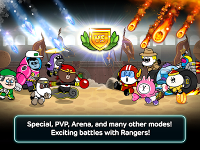  Kini aku kembali menghadir sebuah game yang tidak kalah serunya nih LINE Rangers Versi 3.0.3 Apk Update Terbaru Gratis