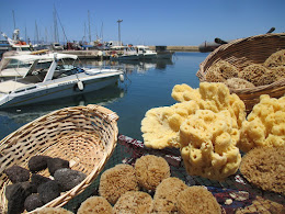 Sponges for Sale, Old Port, Chania, June 2016