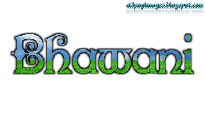 Bhawani 3D name PNG image