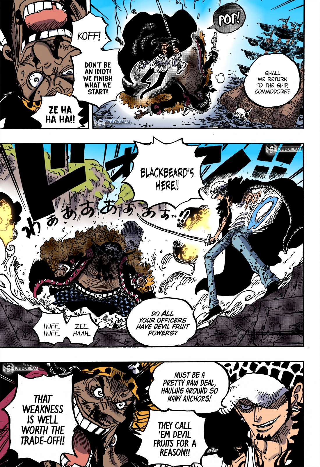 One Piece Chapter 1064 Colored full Egghead Research Stratum