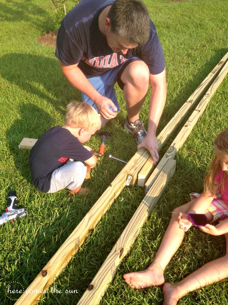 wooden hammock stand diy