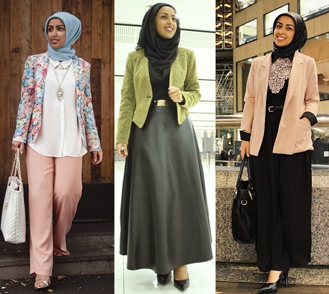 20 Contoh Model  Blazer Wanita  Muslimah  Modis Dan Modern 