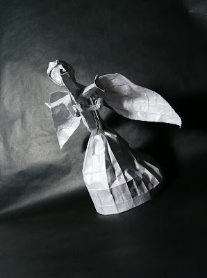 origami angel effigy
