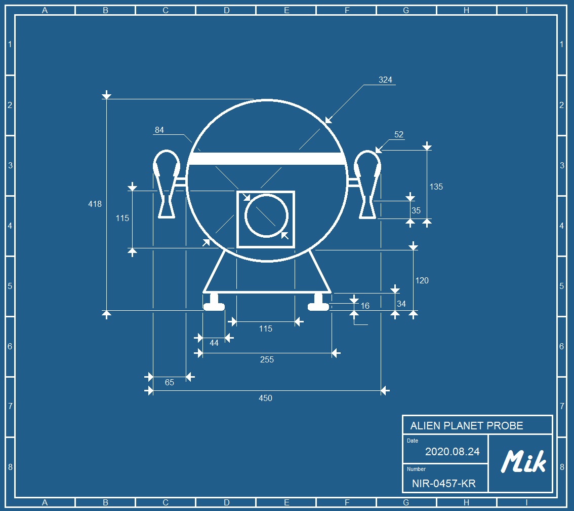 the design phase of the alien planet probe