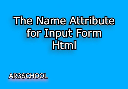 The Name Attribute for <input> Notice that each input field must have a name attribute to be submitted.  The Name Attribute for Input Form HTML      If the name attribute is omitted, the value of the input field will not be sent at all.    Example  This example will not submit the value of the "First name" input field:        <!DOCTYPE html> <html> <body>  <h2>The name Attribute</h2>  <form action="/action_page.php">   <label for="fname">First name:</label><br>   <input type="text" id="fname" value="John"><br><br>   <input type="submit" value="Submit"> </form>   <p>If you click the "Submit" button, the form-data will be sent to a page called "/action_page.php".</p>  <p>Notice that the value of the "First name" field will not be submitted, because the input element does not have a name attribute.</p>  </body> </html>   Copy   OUTPUT: