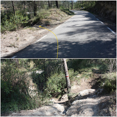 GR-7 BELLPRAT A JORBA (PONT DEL GANXO), corriol o sender i Carretera BV-2212 a tocar de Clariana al terme municipal d'Argençola