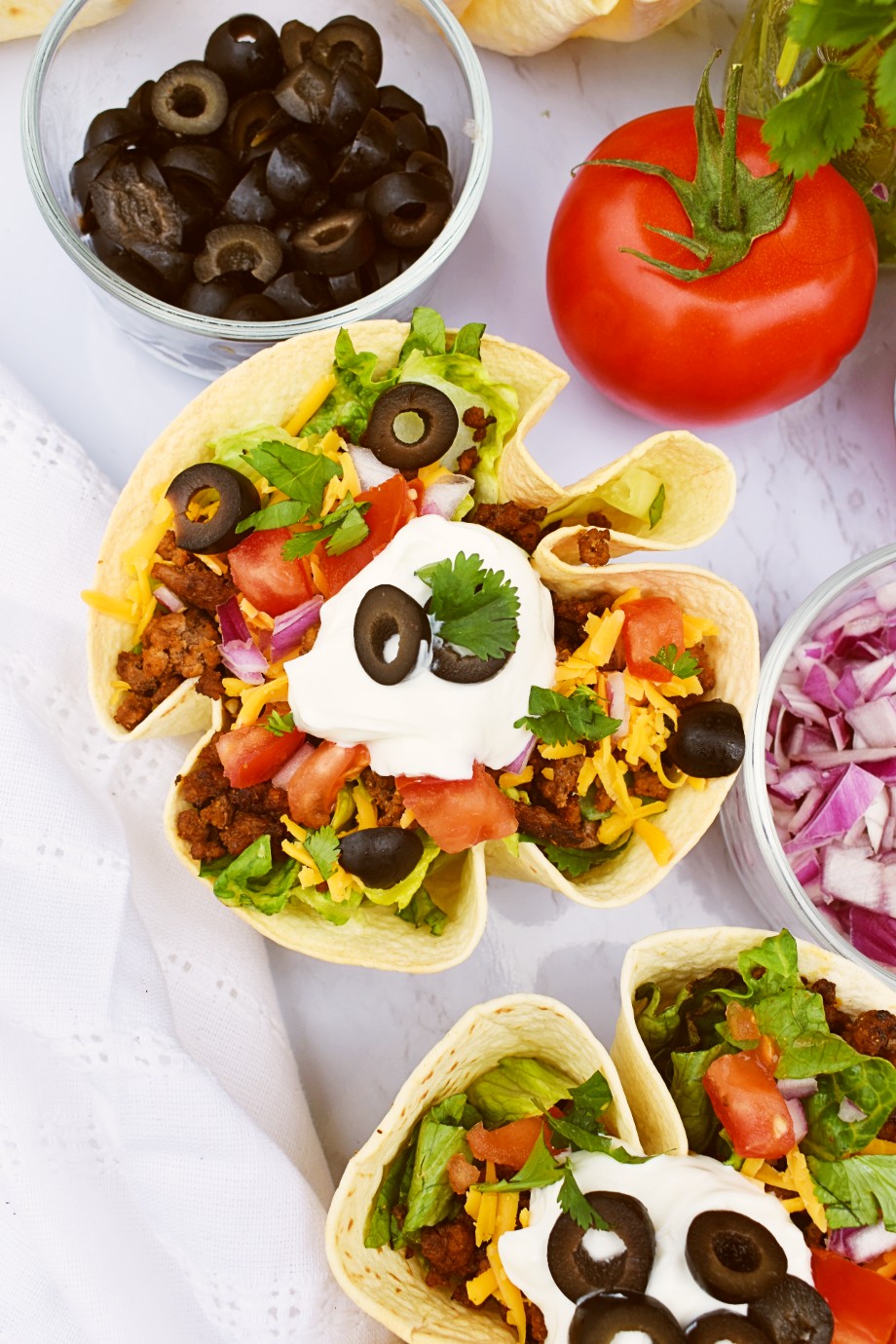 Easy Taco Salad Bowls