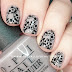 Nail Art of the Day: Halloween Grey Skulls