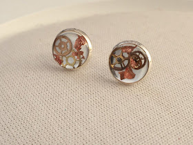 steampunk earrings