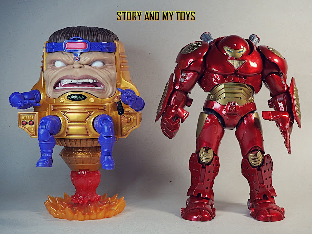 Marvel Legends 2021: M.O.D.O.K. Compare with Hulkbuster (MS)