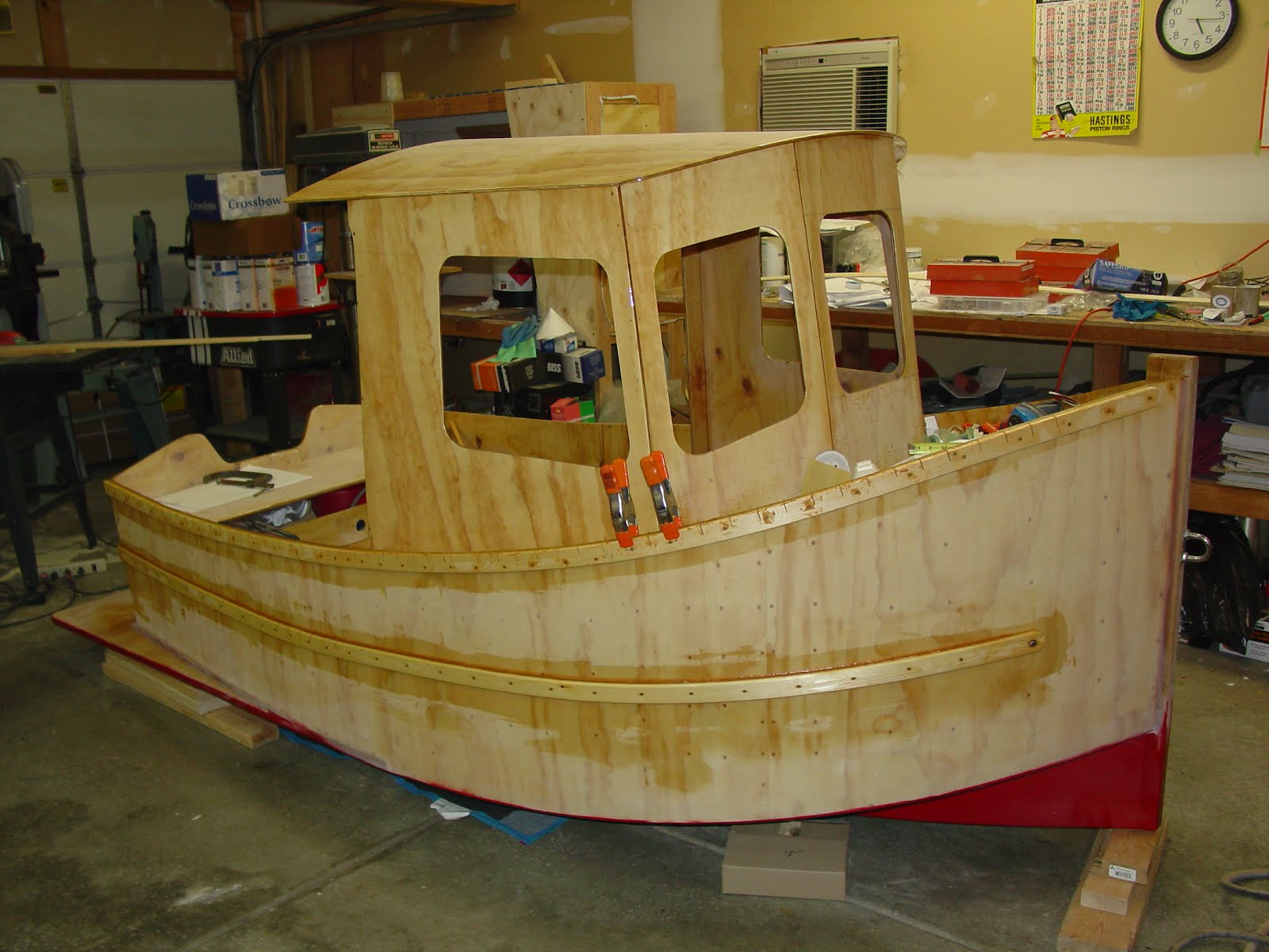 Todd's Mini-Tug Boat Building Journal: Rub Rails and ...