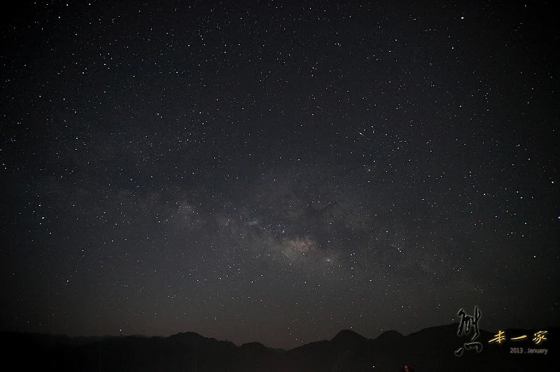 [南投清境夜景] 清境之星民宿~大露臺夜曝銀河星空｜美麗日出(HDMV蟲鳴鳥叫)