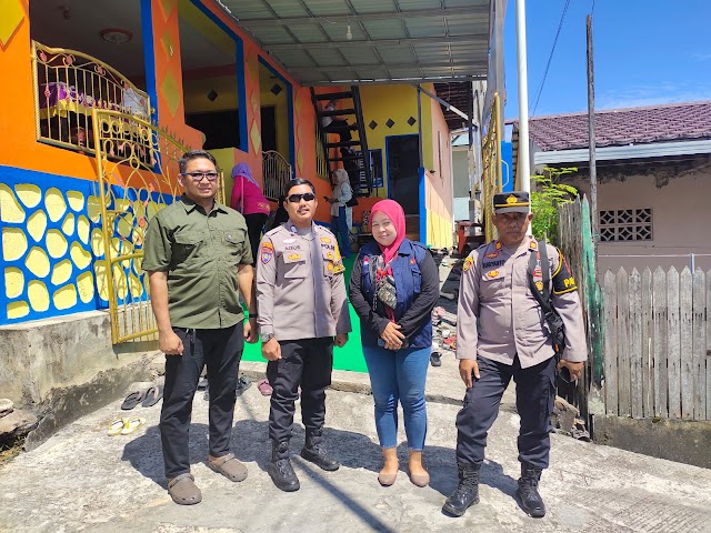 Pengamanan Polresta Balikpapan dalam Kampanye Paslon Rahmad-Bagus di Damai Bahagia Berjalan Kondusif