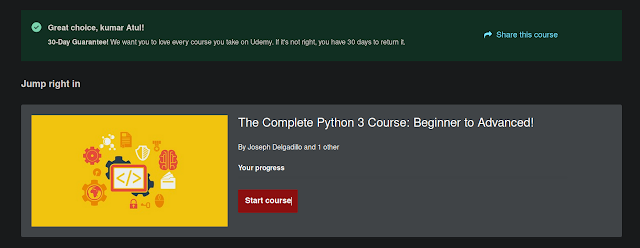  The Complete Python 3 Course: Beginner to Advanced!