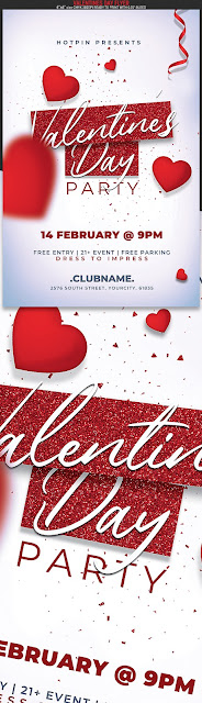  Valentines Day Flyer Template