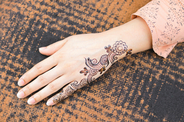 Back Hand Mehndi Designs