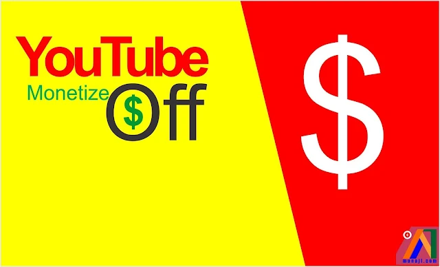 Channel Youtube tidak bisa monetisasi