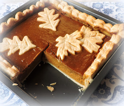 Sheet Pan Pumpkin Pie