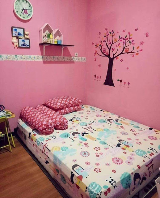 Gambar Desain Kamar Tidur Mungil Sederhana Model Baru