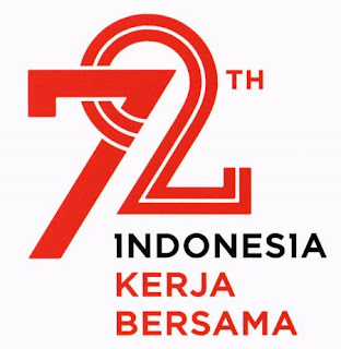 Logo HUT Republik Indonesia ke 72 tahun 2017