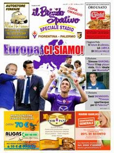 Il Brivido Sportivo (Stadio: Fiorentina - Palermo) 2013-18 - 10 Maggio 2013 | TRUE PDF | Settimanale | Sport | Calcio | Informazione Locale | Sport | Calcio | Informazione Locale
Il Brivido Sportivo ha attraversato la storia dello sport in Toscana. Cominciò le pubblicazioni nel lontano 1932 e, nel corso del tempo, ha mutato molti Direttori, formati, cadenza di uscita e veste grafica. Per alcuni periodi ha interrotto addirittura le uscite a causa della crisi nelle vendite. Negli spazi della pubblicazione, la parte del leone l'ha sempre fatta la Fiorentina, cui spesso era dedicata la copertina. Il Brivido Sportivo, per i tifosi viola, ha spesso ben rappresentato quella voglia di ribellione ai potenti ed alla volgarità dell'arroganza, tipica di noi fiorentini.