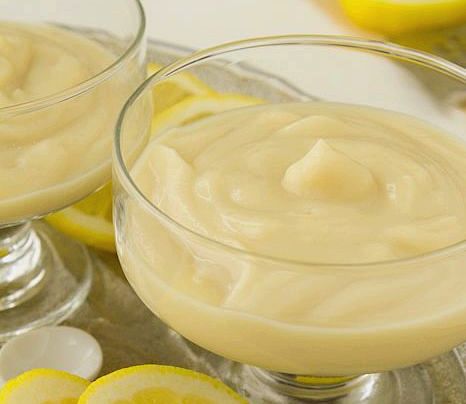 crema light limone senza uova