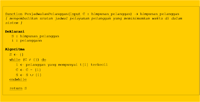 Contoh Contoh Algoritma Greedy