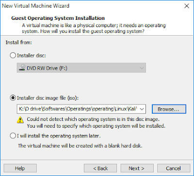 Install kali linux 2.0 in vmware