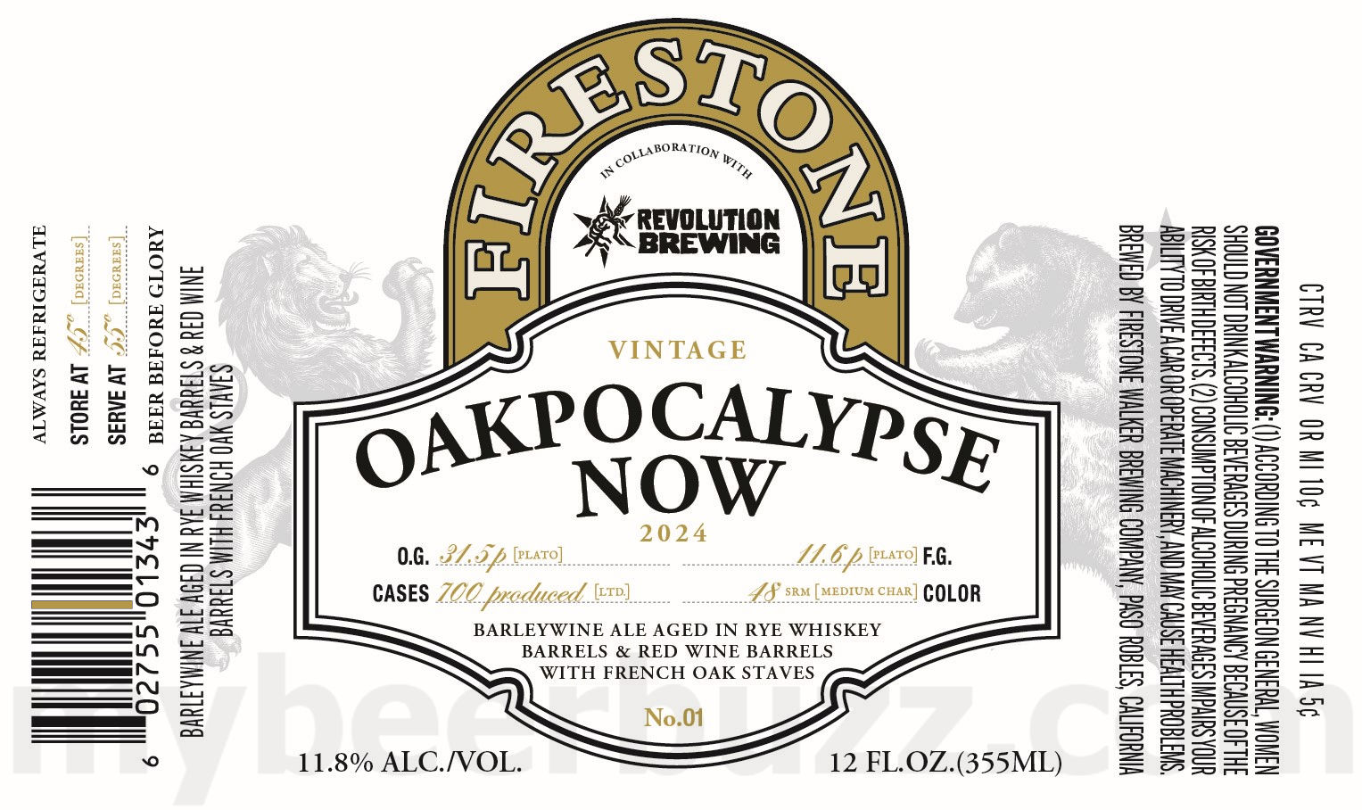 Firestone Walker Adding Paryebola, Heavy Souls Collaboration & Oakpocalypse Now Collaboration